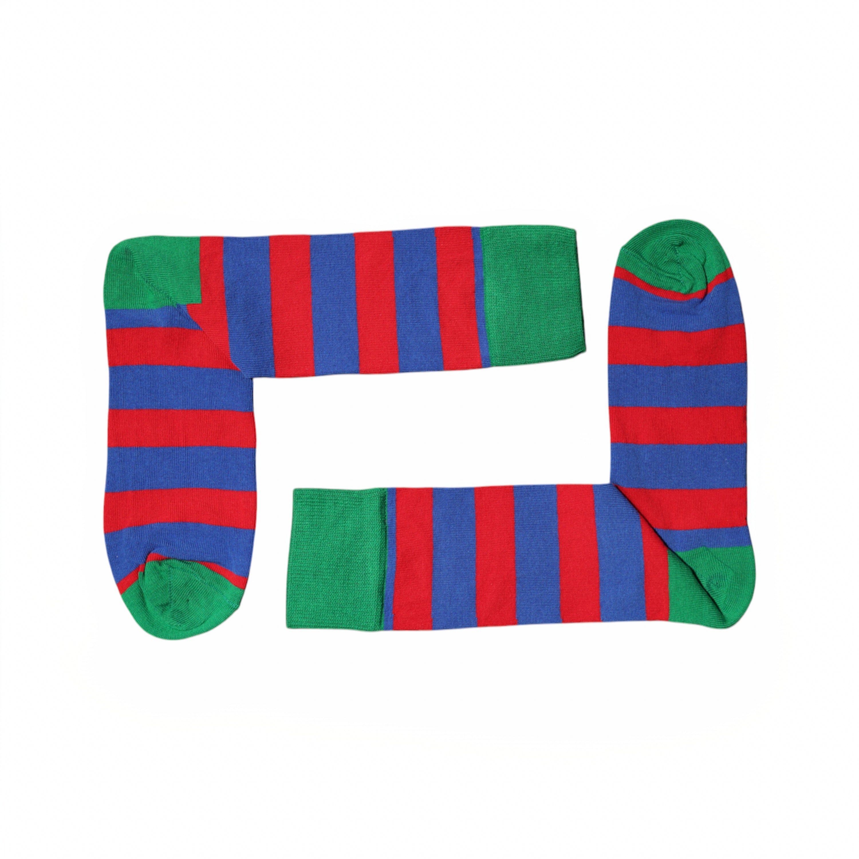 Happy Sockstripes Blue Red